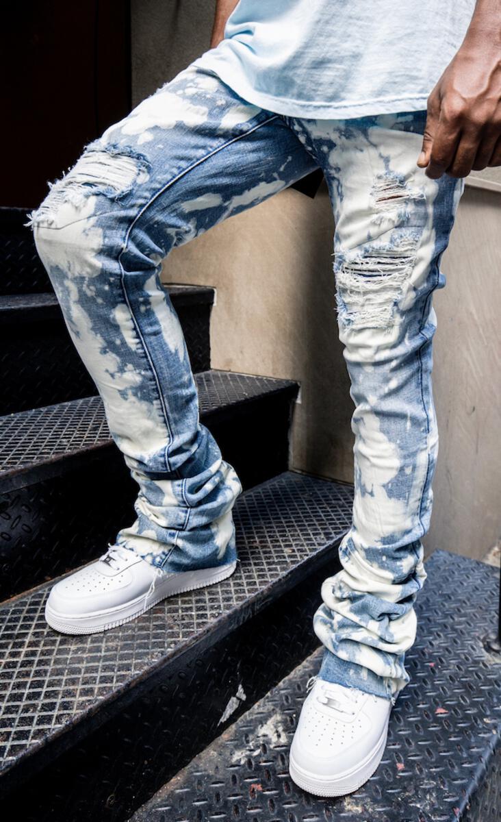 Hendrix Super Stacked Jeans – Fashion Gods St. Louis