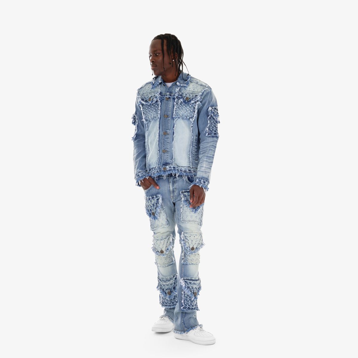 Cr Destroyed Jean Jacket