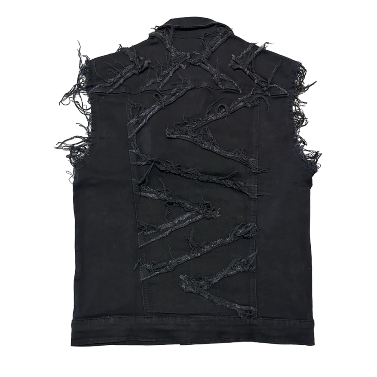 Harris Black Jean Vest