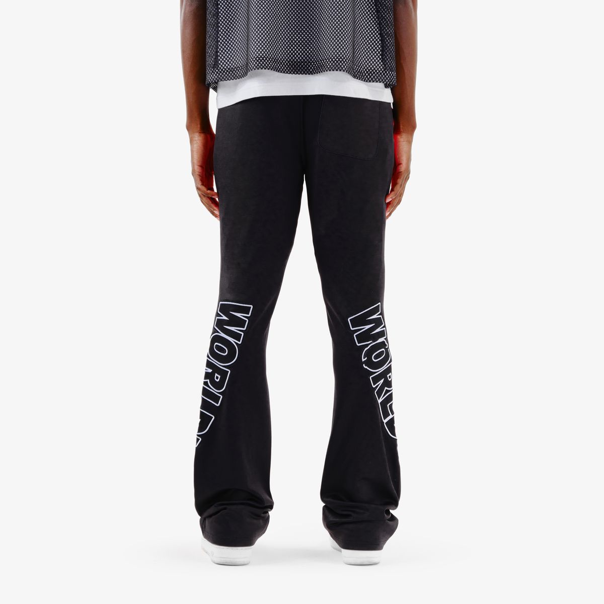 CR WW Champ Stacked Joggers - Black/Red