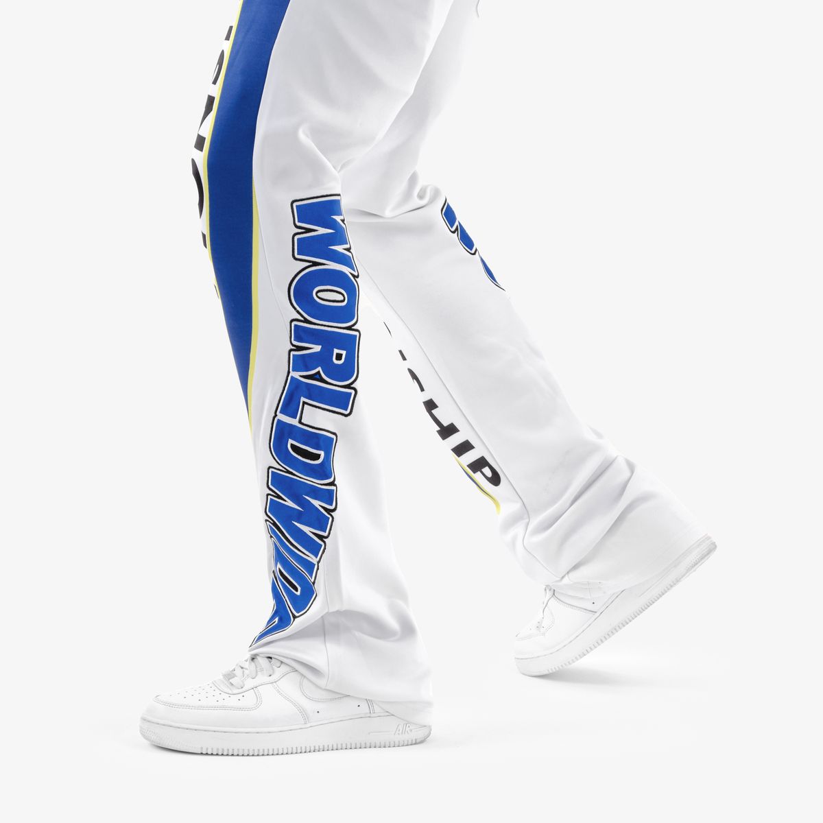 CR WW Champ Stacked Joggers - White/Blue