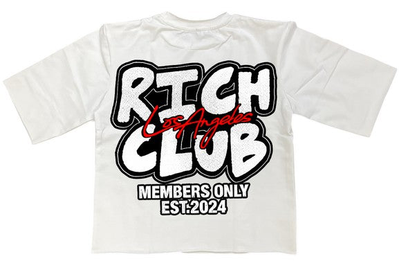 Kids Rich Club Crop Top