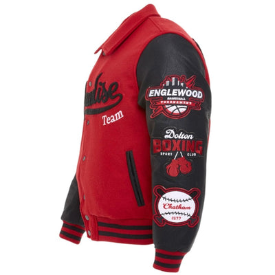 SYIP Paradise Varsity Jacket - Red