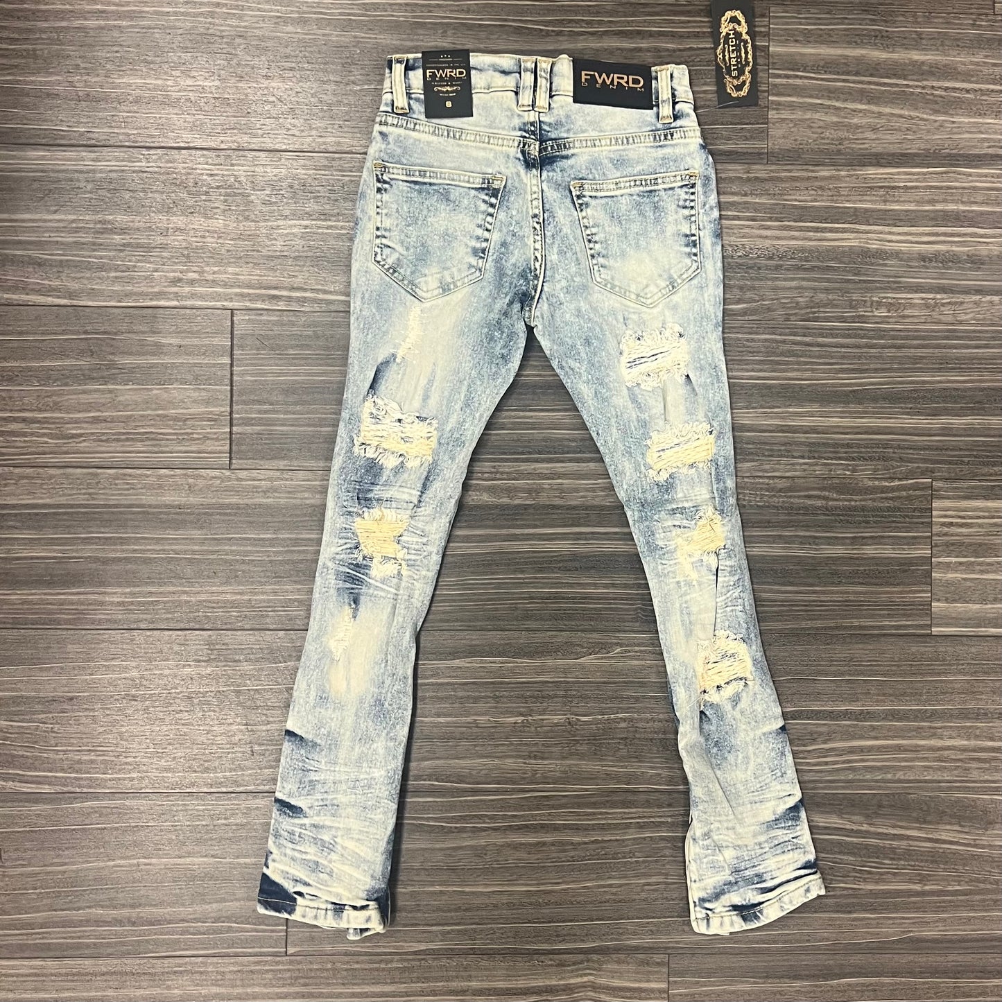 Kids Ice Tent Stacked Jeans