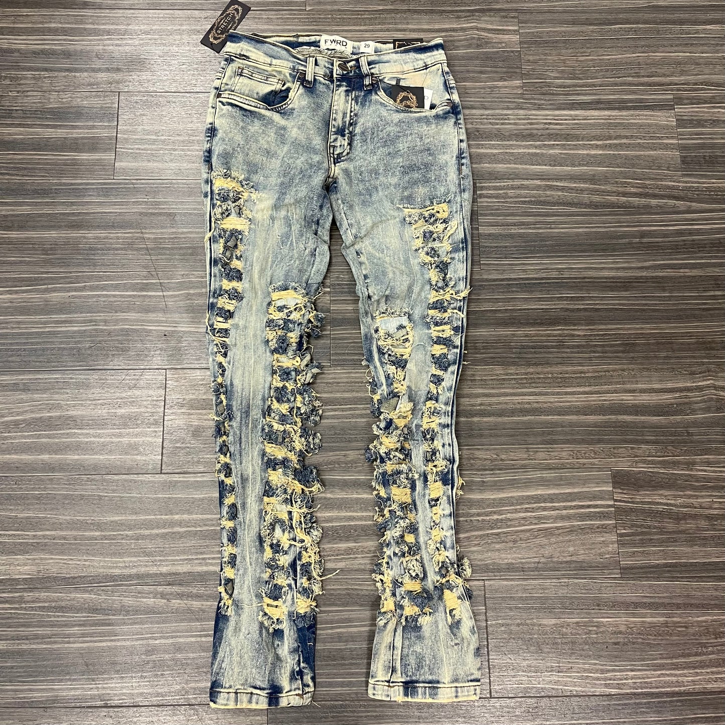 Mens Shred Up Jeans/Lt Tent