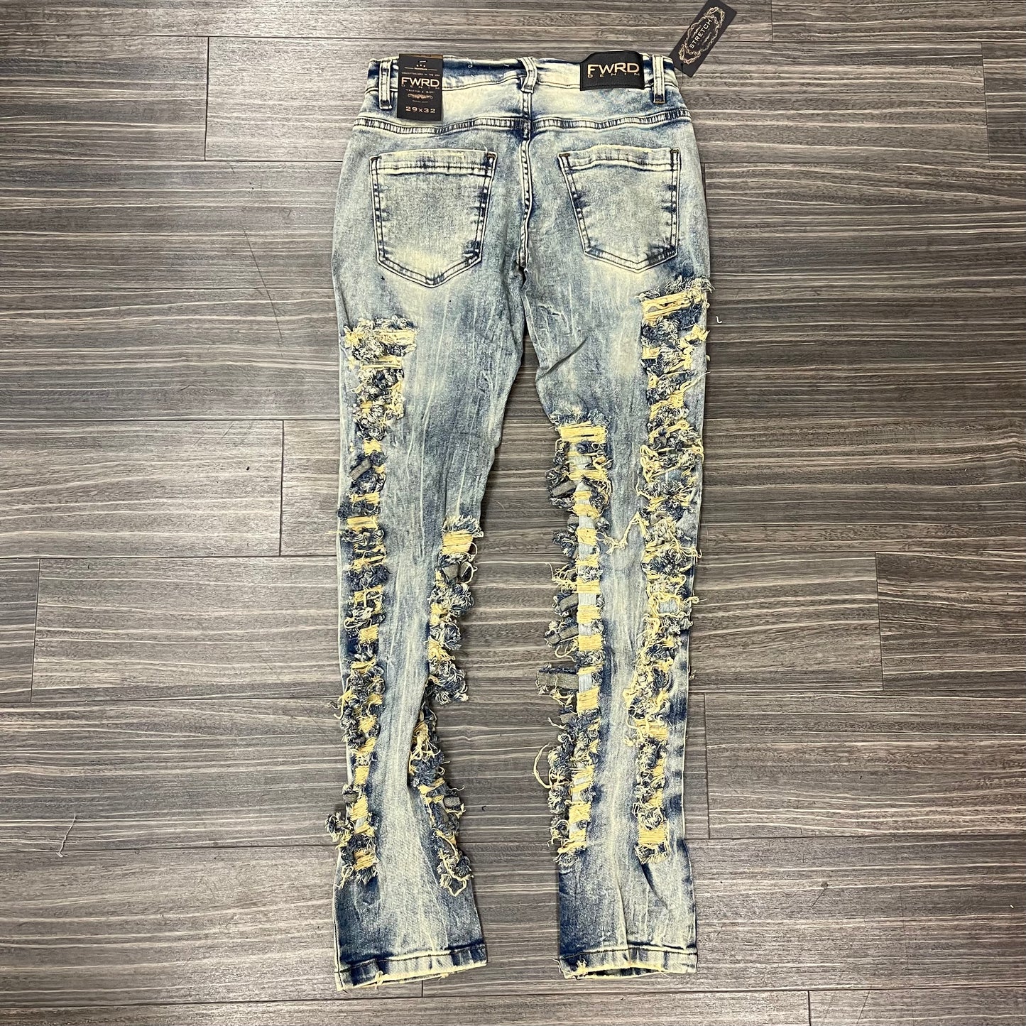 Mens Shred Up Jeans/Lt Tent