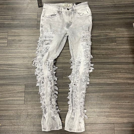 Kids Shred Up Jeans/Grey