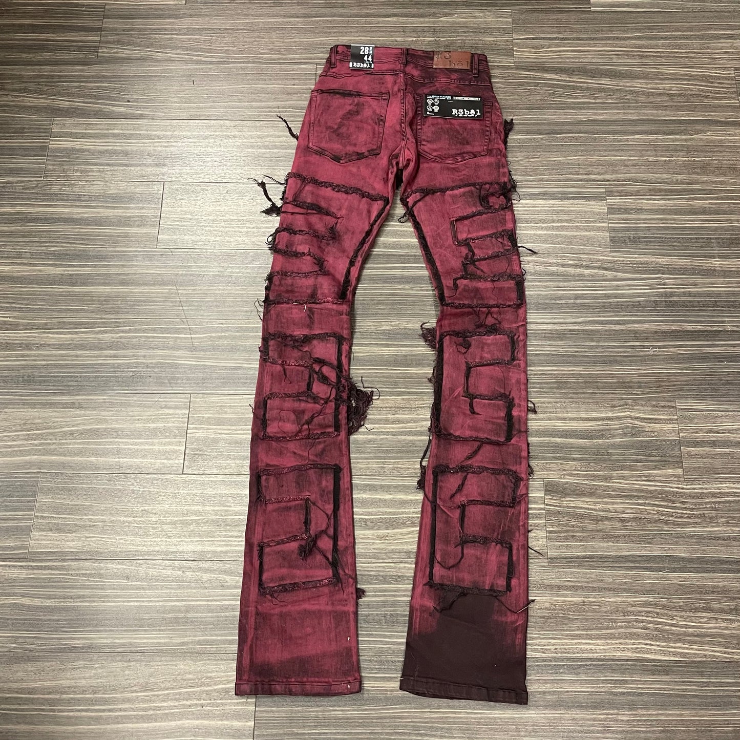 Super Stacked style 632-683/Burgundy