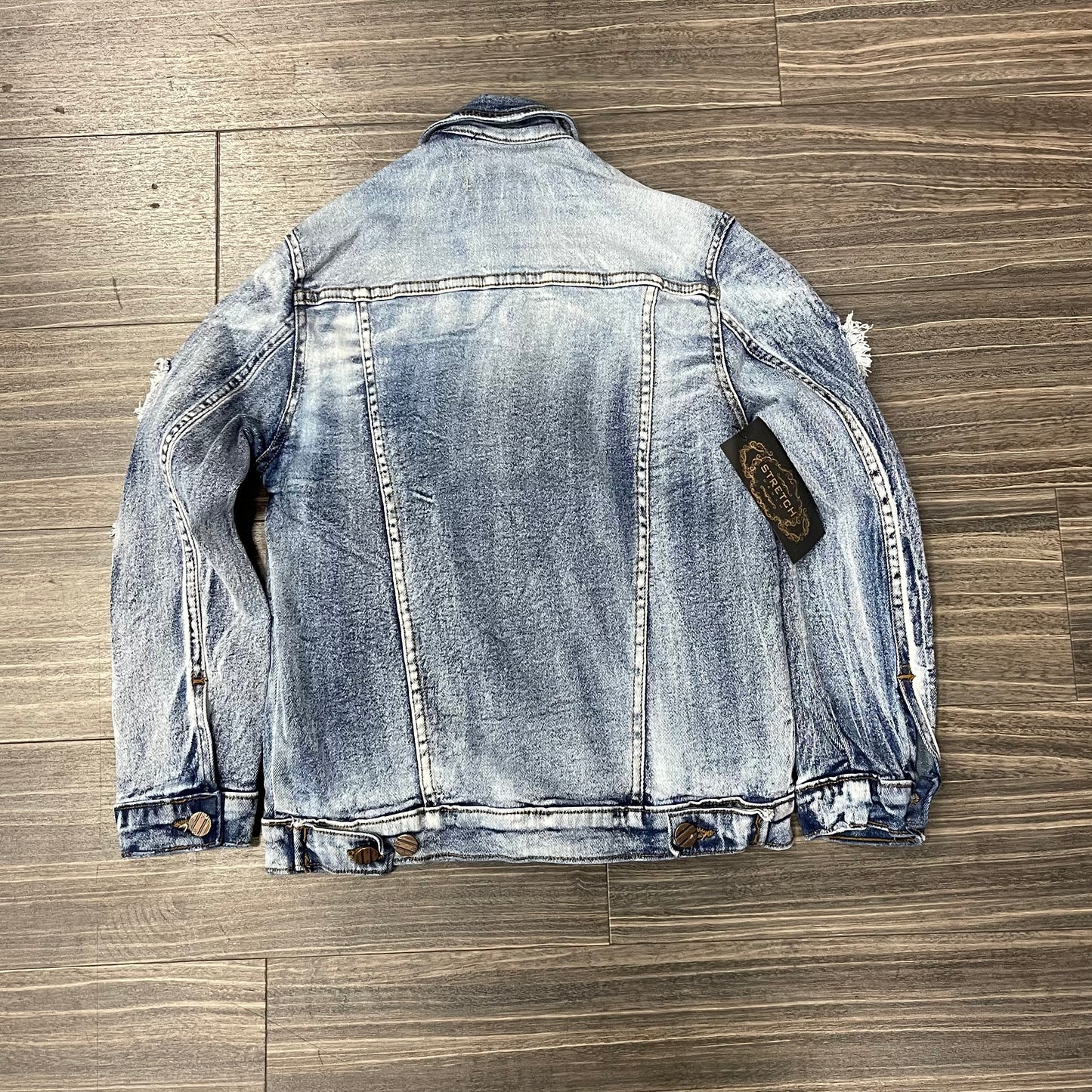 Kids Rugged Plaid DenimJacket /Red