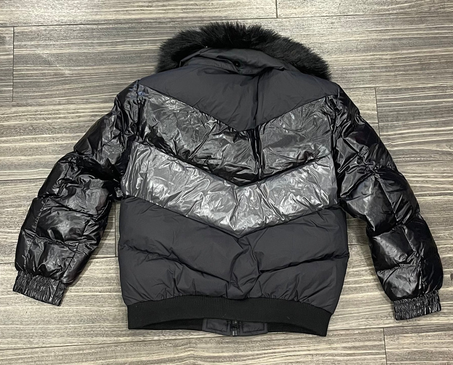 Kids Block Puffer Jacket / Blk