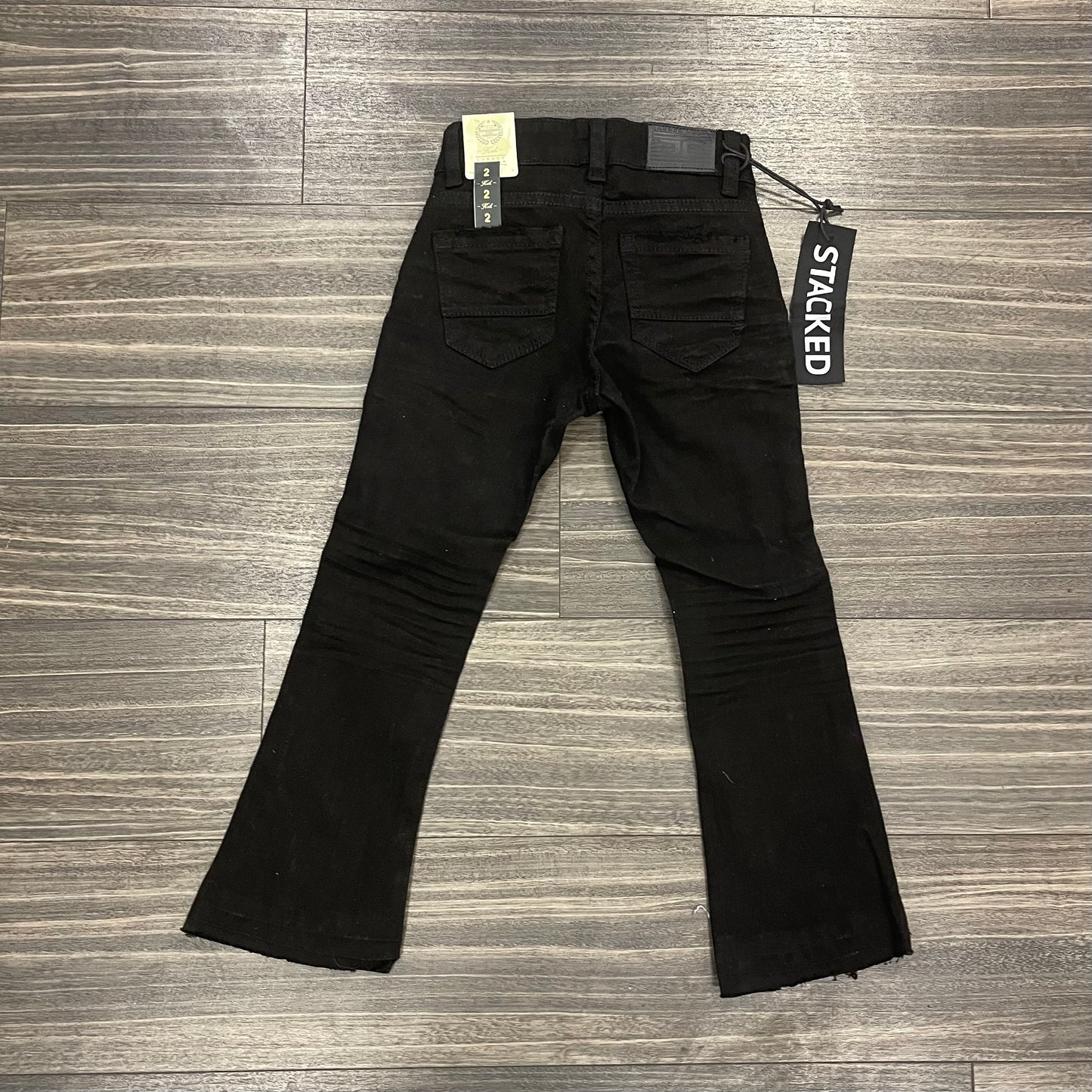 Kids Stacked Jeans JC - Black