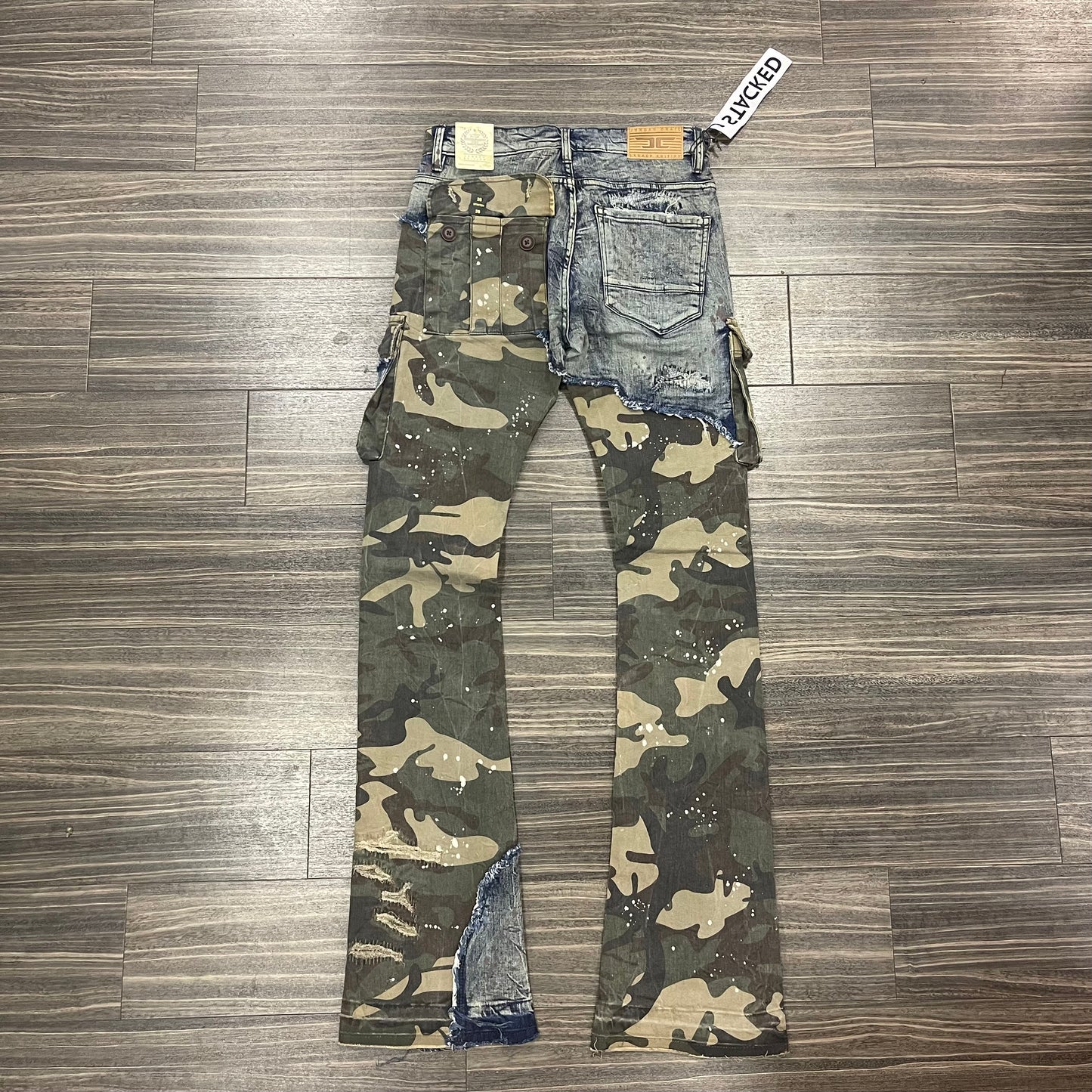 Ross Stacked Jeans/Woodland