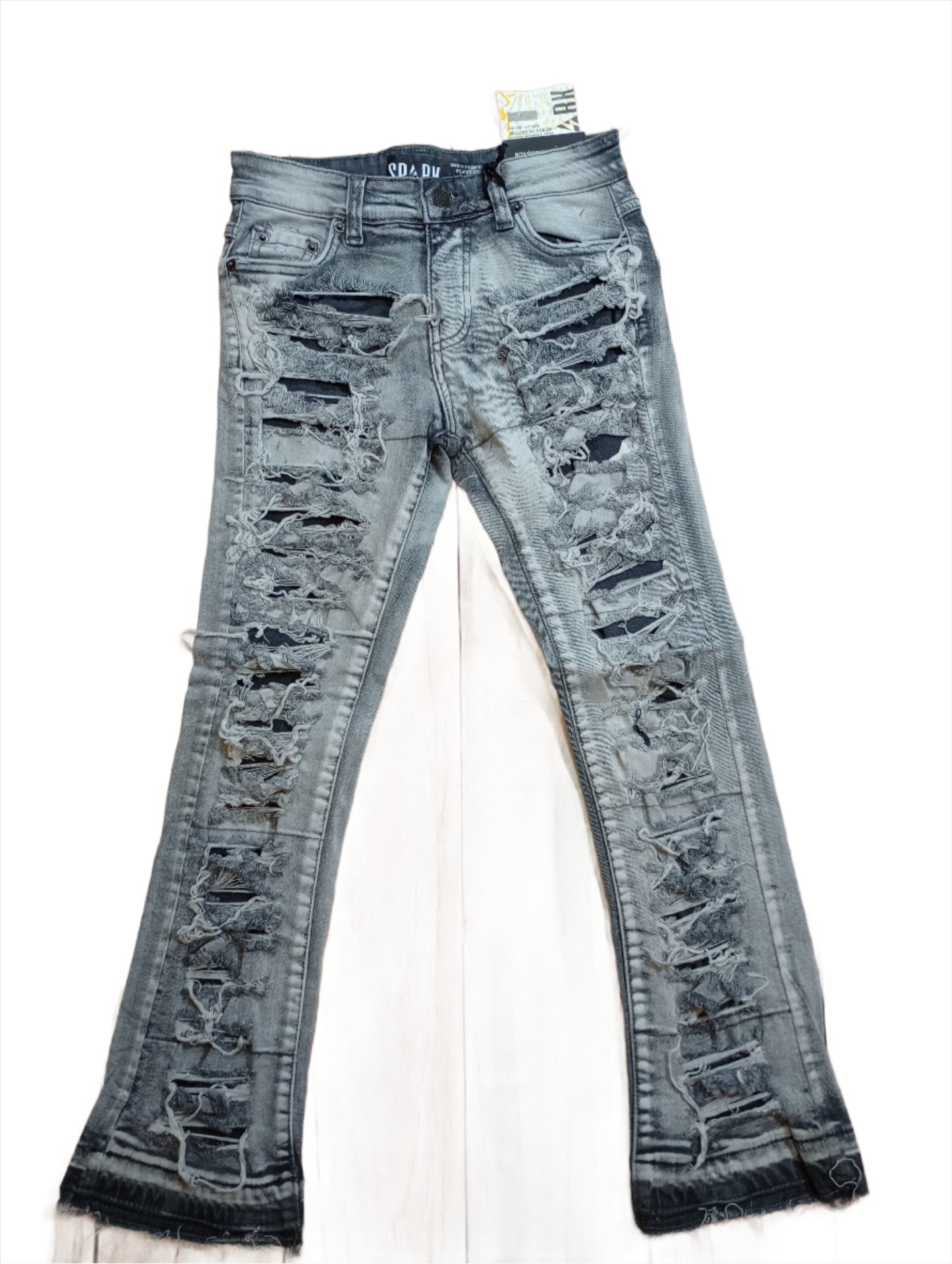 Rip/Repair Stacked Jeans