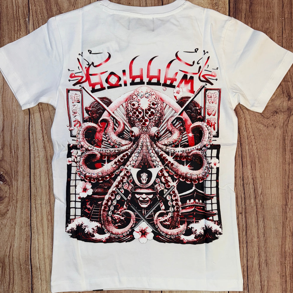 Octopus Rhinestone T-Shirt