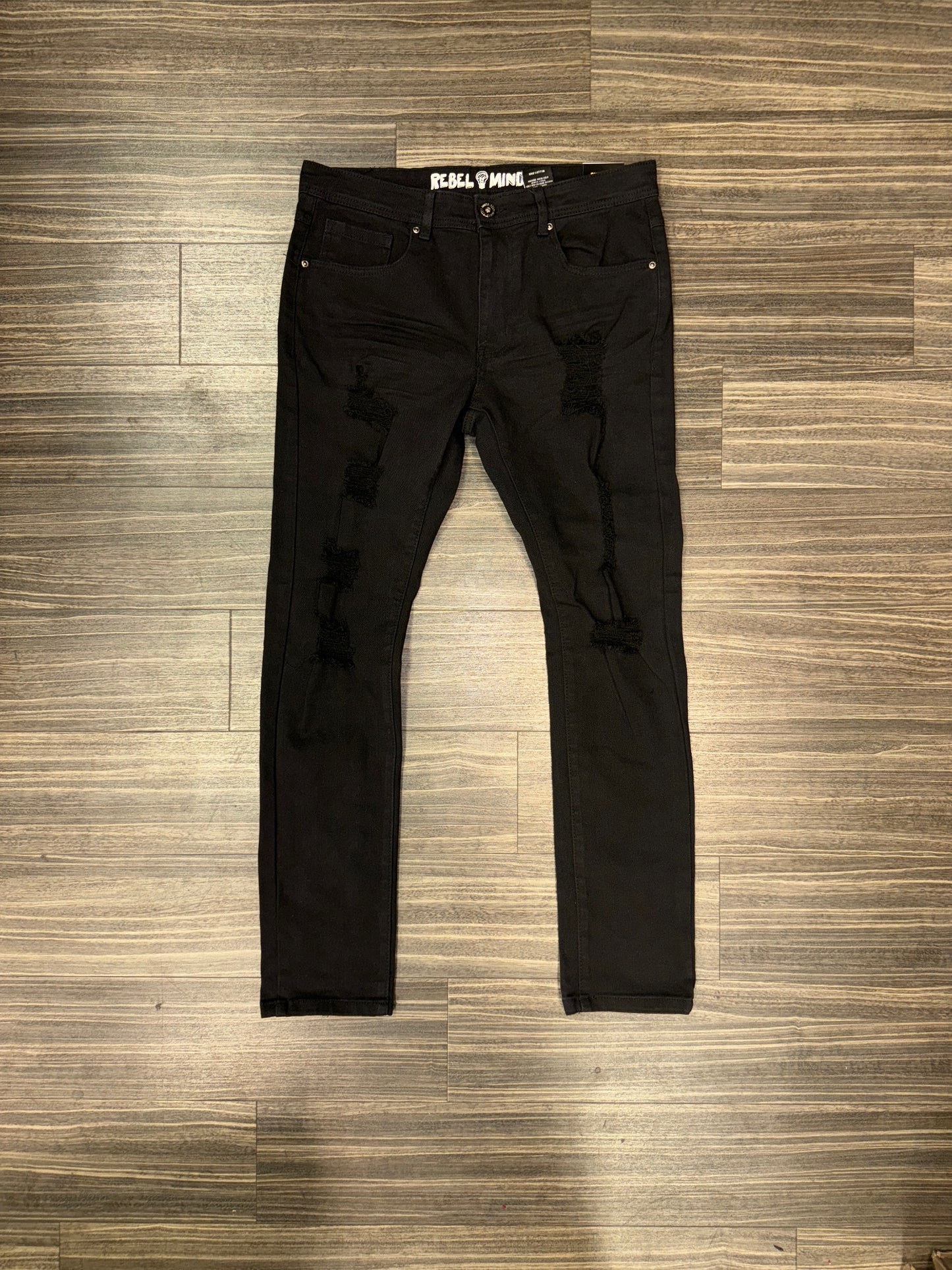Twill Black Jeans