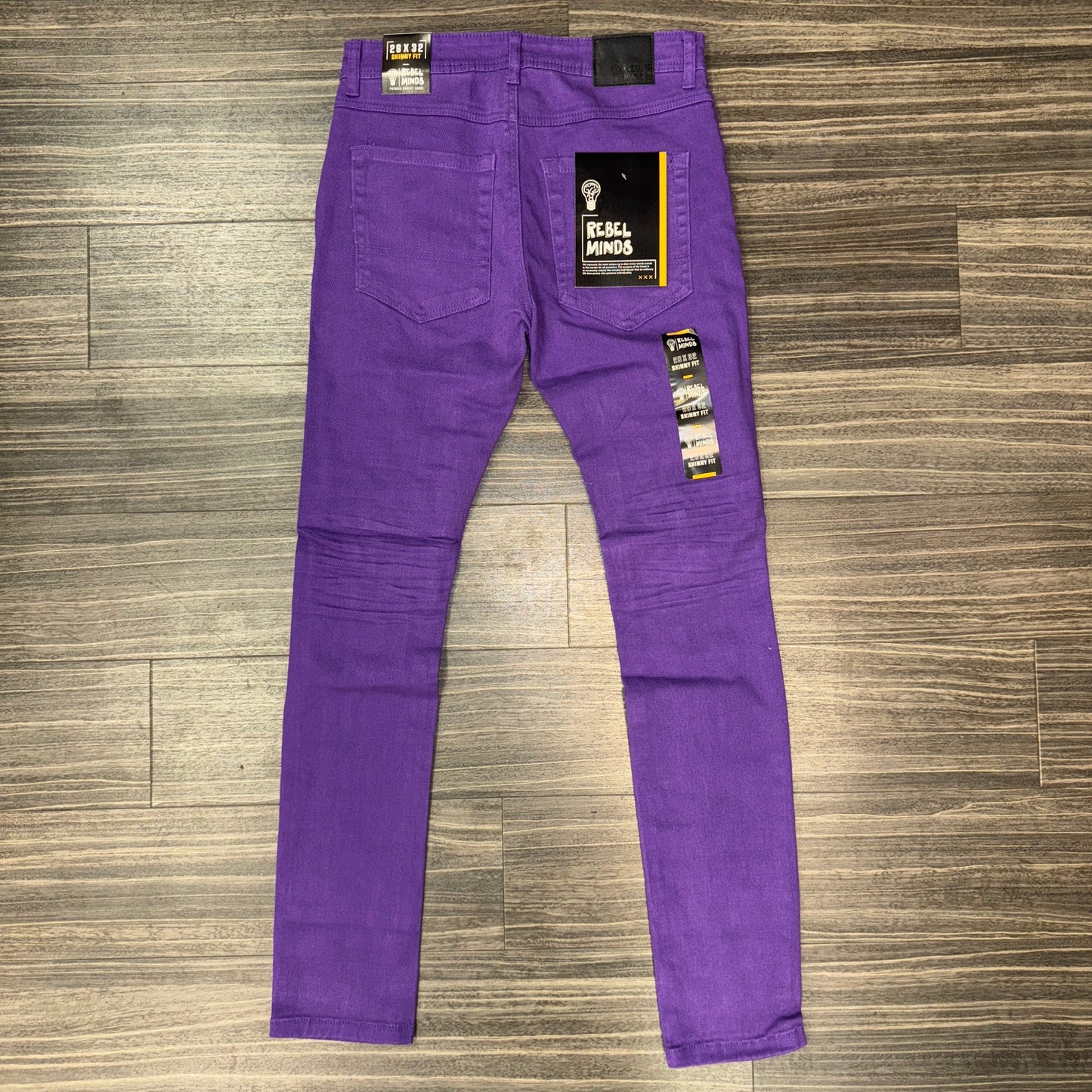 Twill Purple Jeans