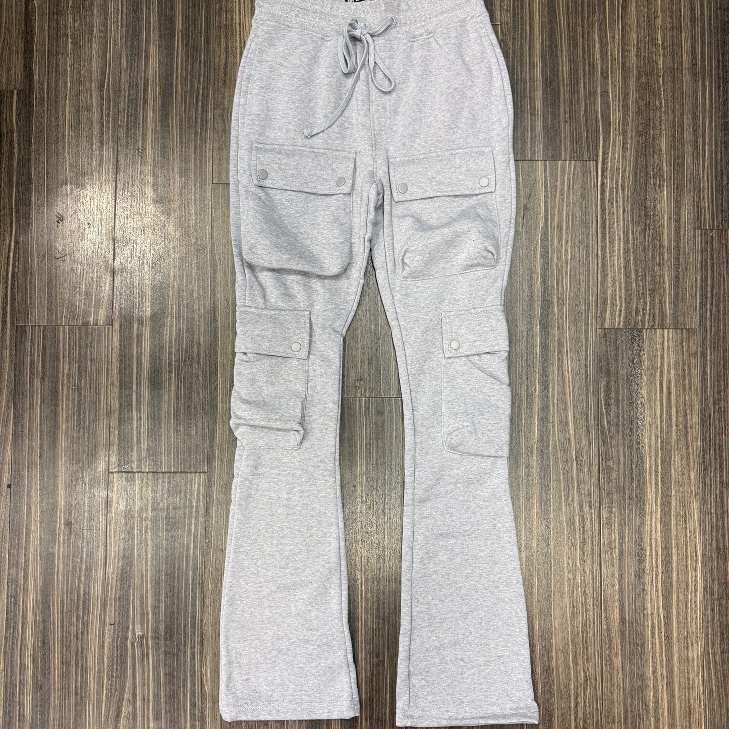 Stacked Cargo Fleece Pants