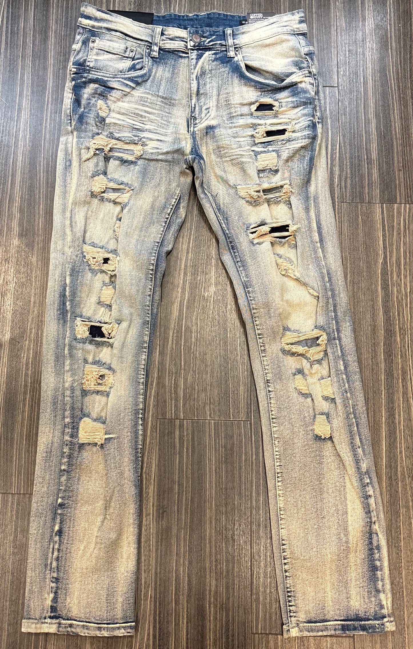 CR Tint Rip w/ Backing Jeans