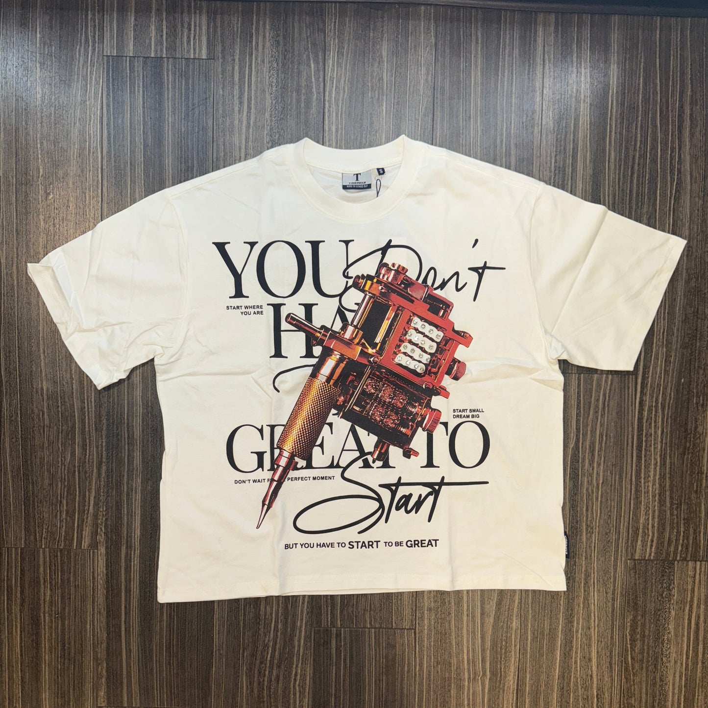 Just Start Crop Shirt