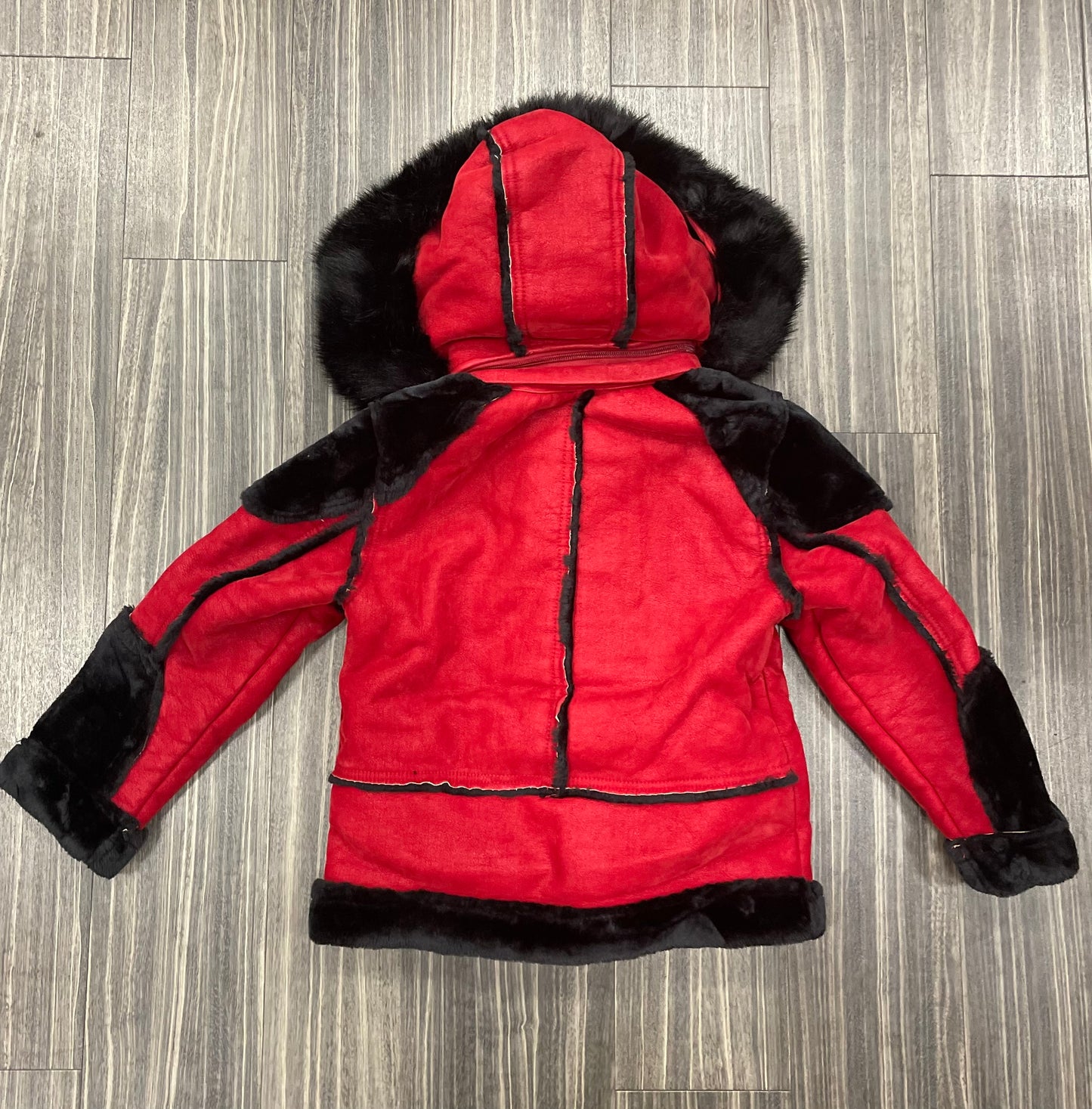 Little Kids Block Shearling Coat