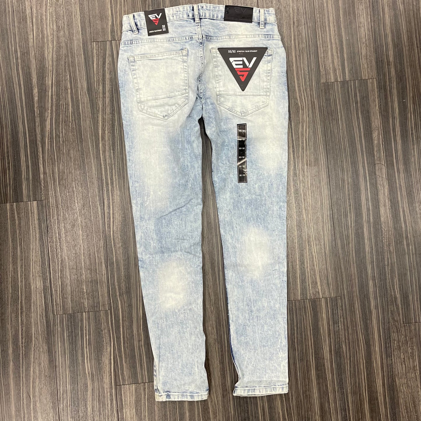 Spark Ripped splatter Jeans/ ICE Blue