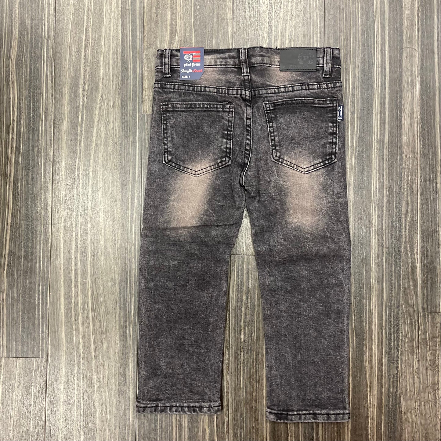Kids Gray/Black PF Jeans
