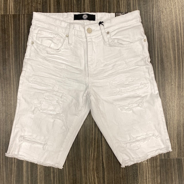 White Rip JC Shorts