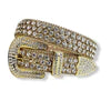 Rhinestone Belts Gold/Glitter