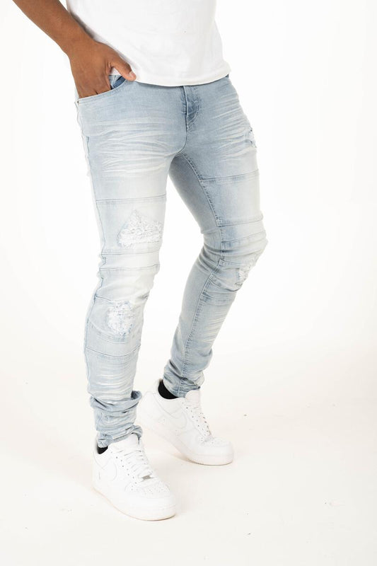 Snow Ice Stretch Jeans