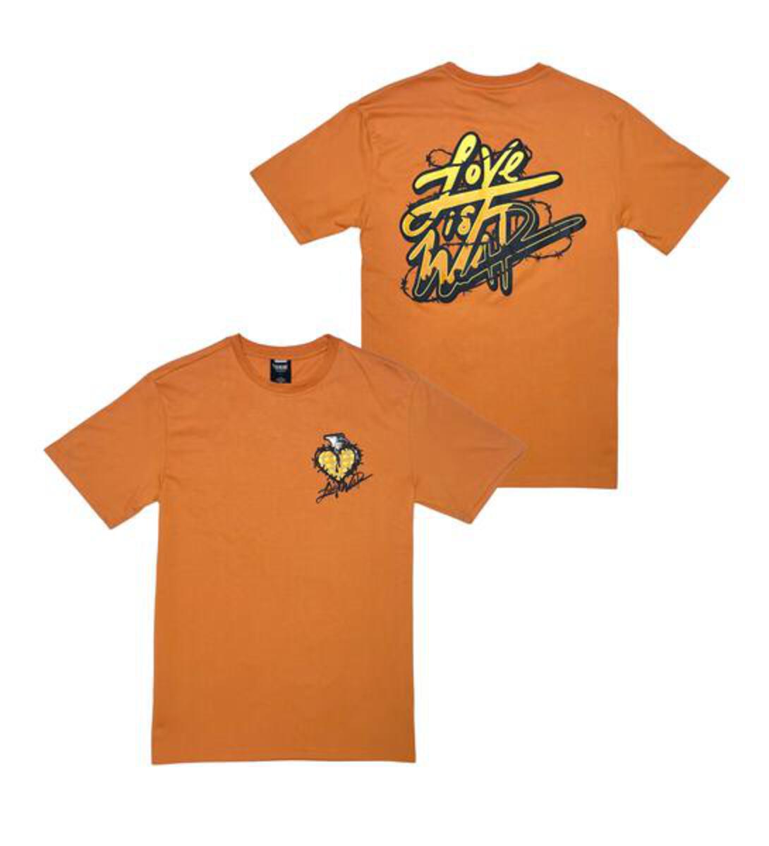 Orange Love Is War T-shirt