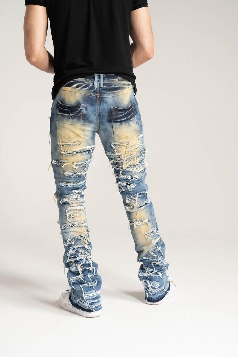 Dark Indigo Tint Stacked Jeans