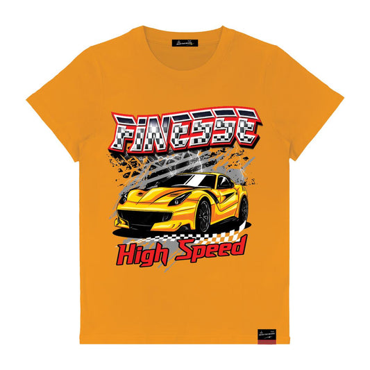 Boys Orange High Speed T-Shirt