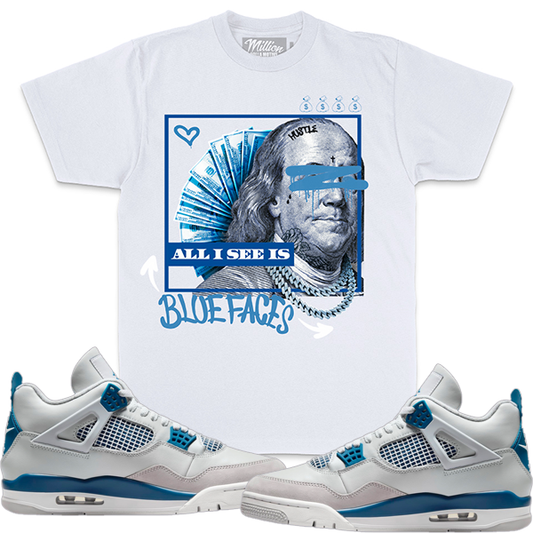 All I See Is Blue Faces T-Shirt