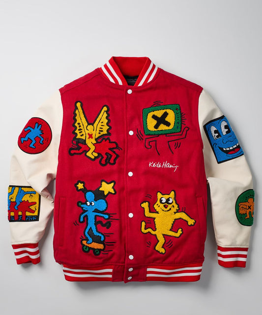 Red KH Varsity Jacket