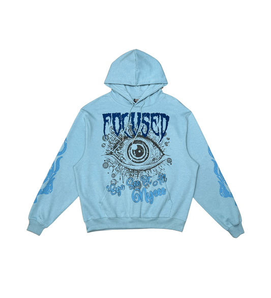Focused Hoodie - Lt Blue