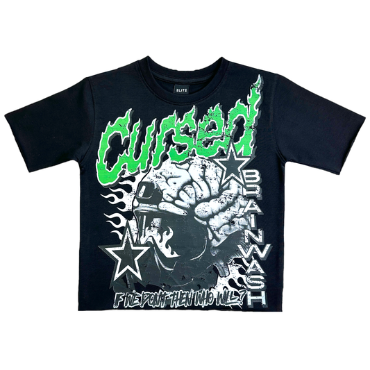 Kids Cursed Cropped T-Shirt