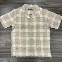 Textured Woven Shirt Khaki