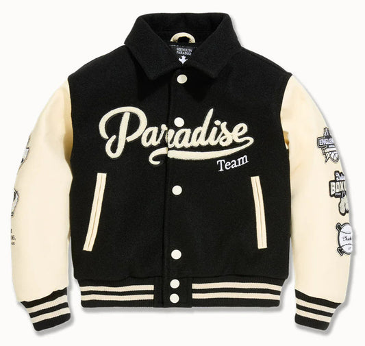 SYIP Paradise Varsity Jacket - Black