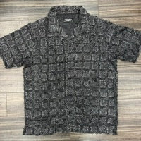 Textured Woven Shirt Charcoal