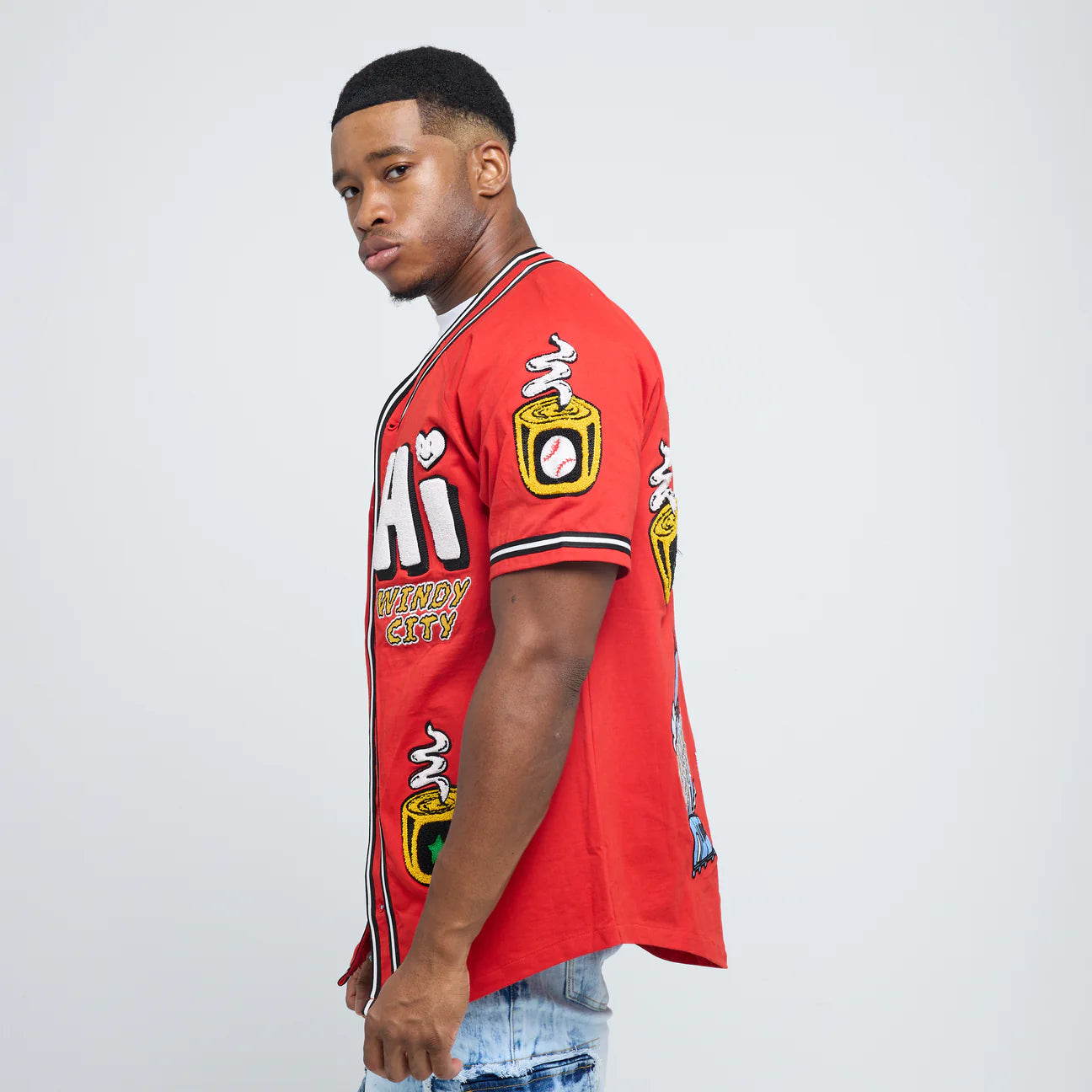 Chicago Baseball Jersey - Red