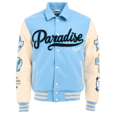 SYIP Paradise Varsity Jacket - Sky Blue