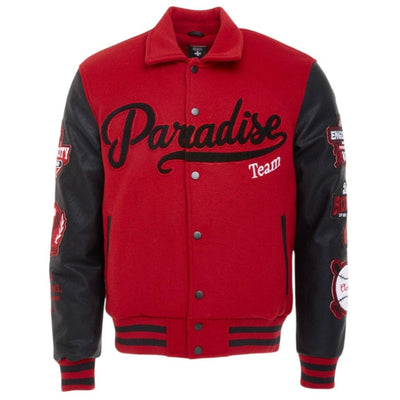 SYIP Paradise Varsity Jacket - Red