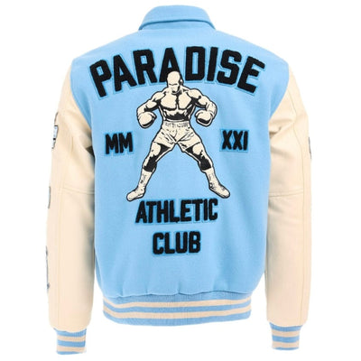 SYIP Paradise Varsity Jacket - Sky Blue