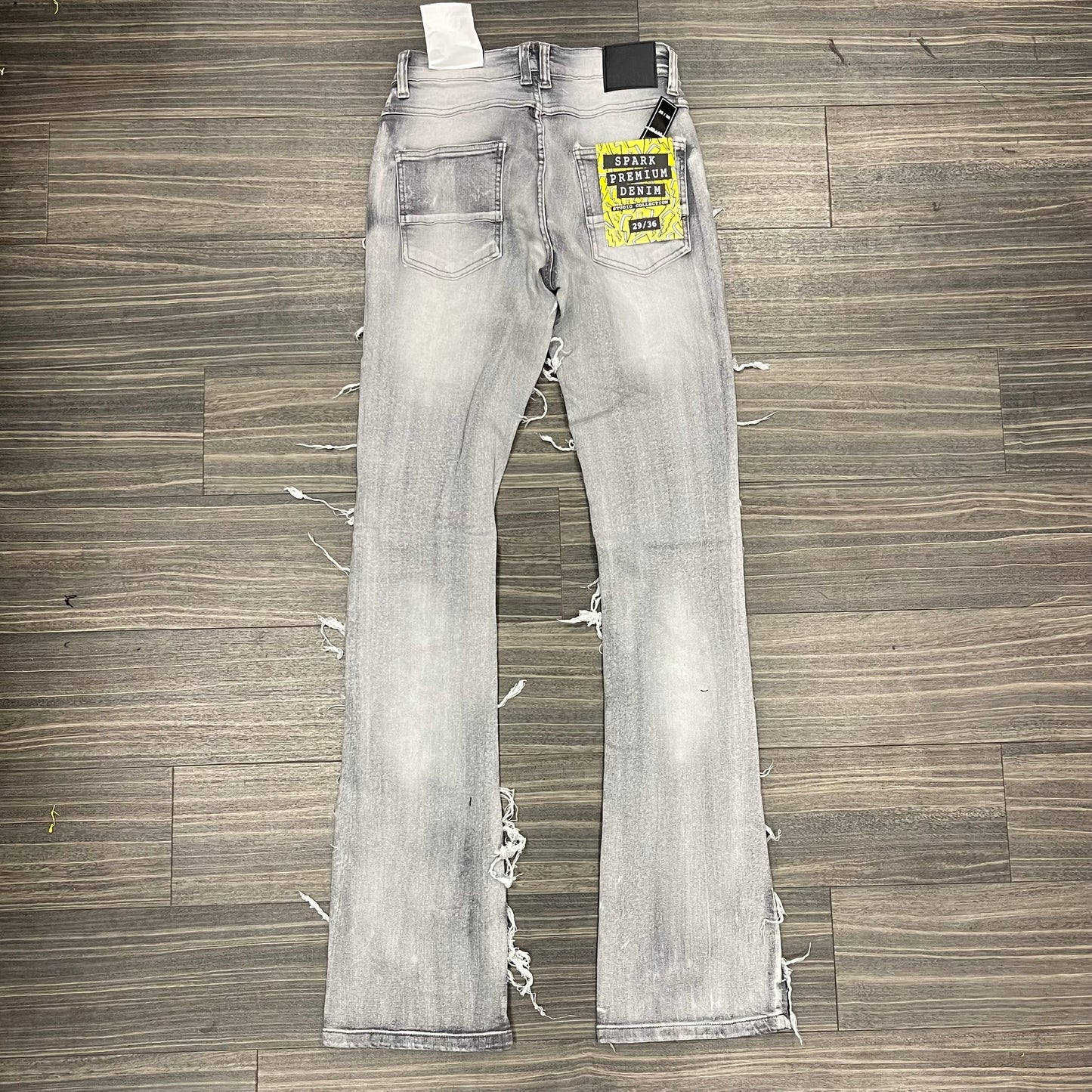 Spark shred stack Jeans/Grey