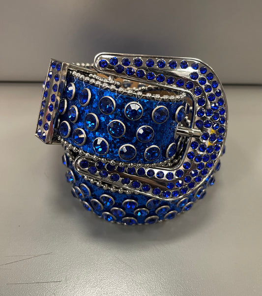 RR Rhinestone Belts/Blue