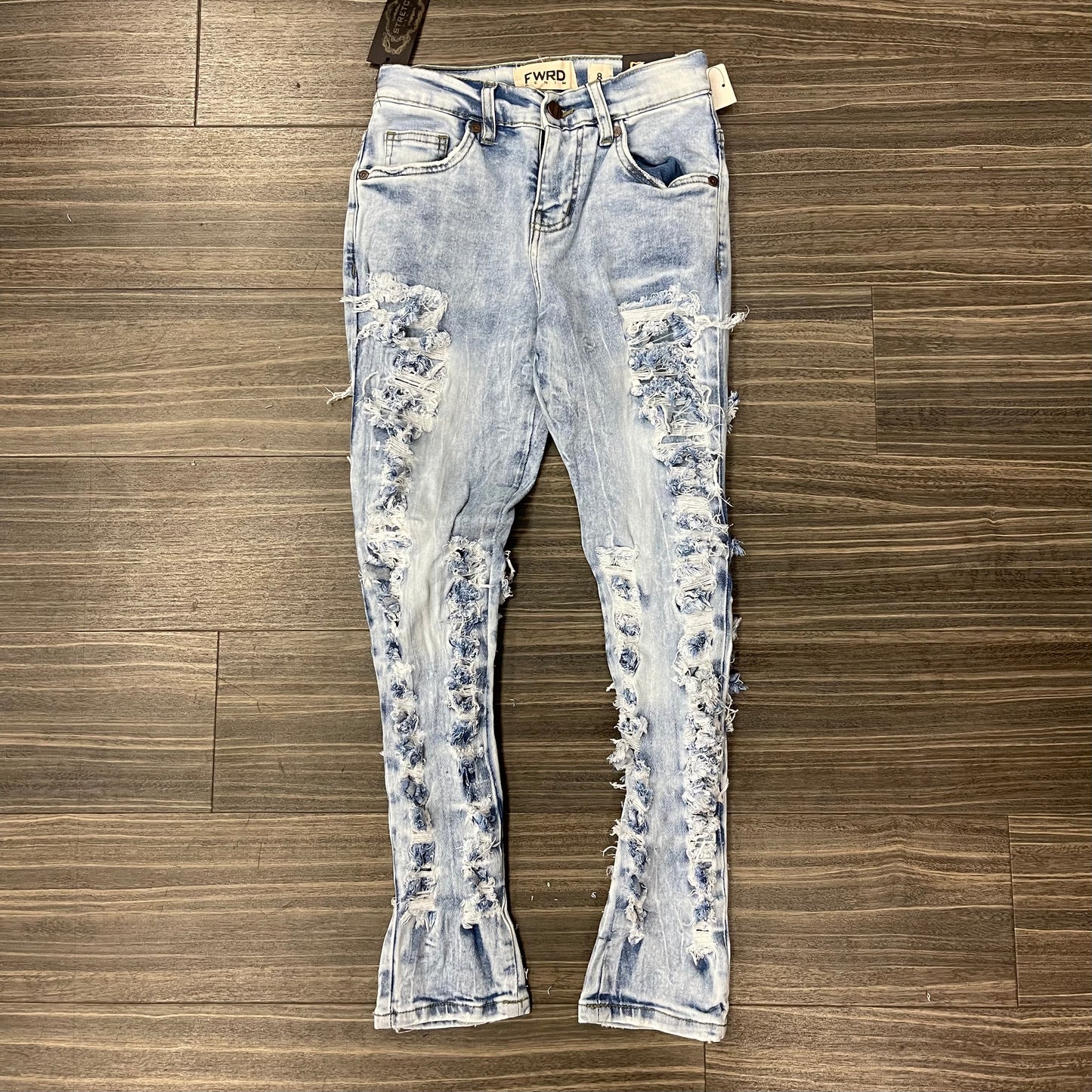 Kids Shred Up Jeans/Ice Blue