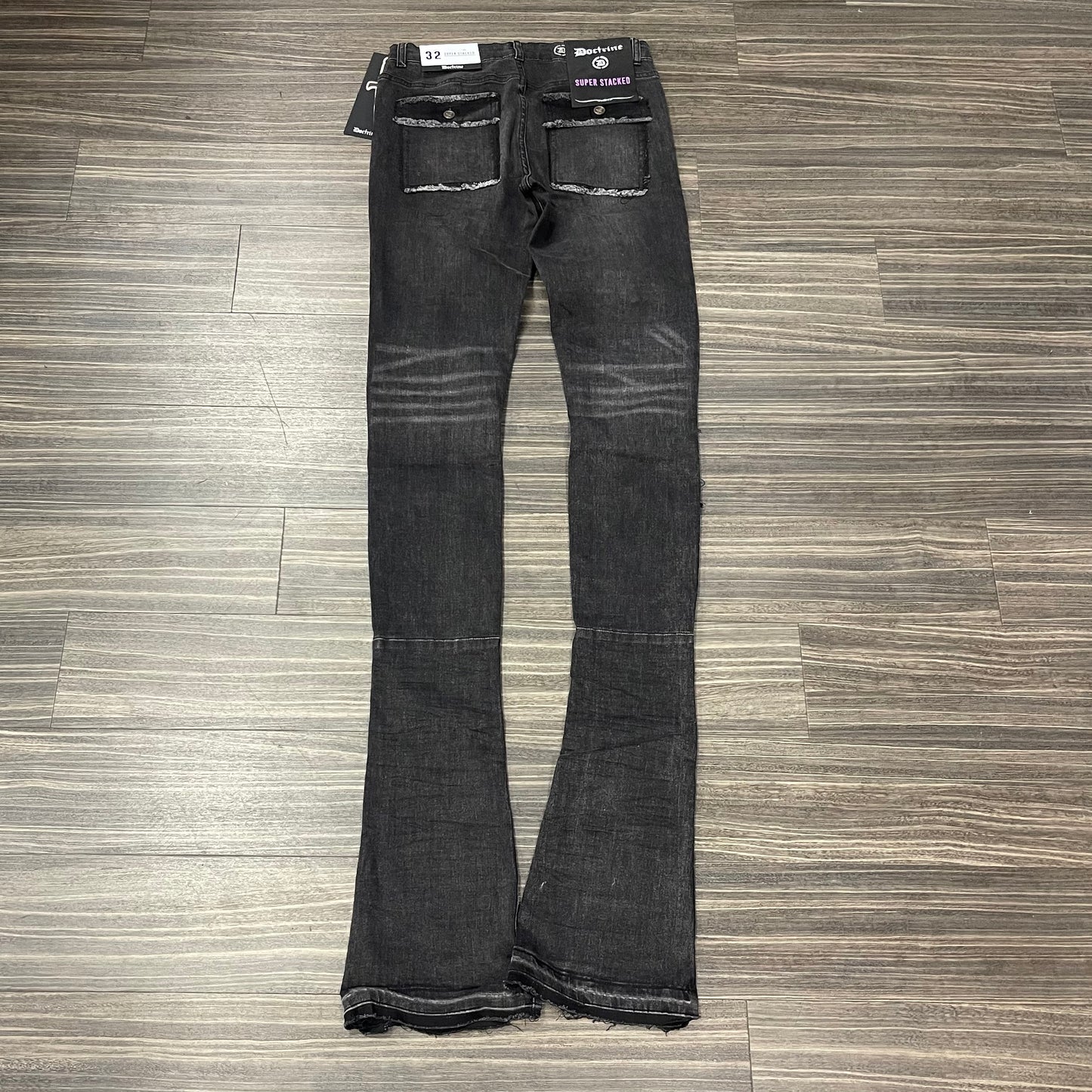Savant Jeans Stacked BLK/Wash