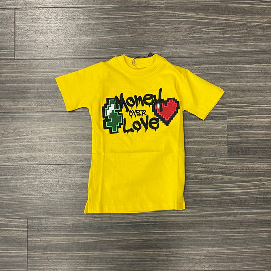 Kids Money Over Love T-Shirt