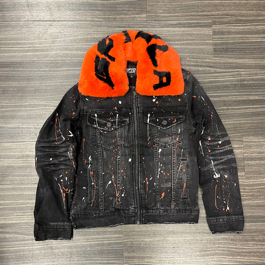 Solar Jean Jacket/Orange