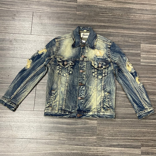 Kids Rugged Plaid DenimJacket /Khaki